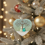 [2D FLAT ACRYLIC] Your Wings Were Ready Memorial Ornament – Personalized Remembrance Keepsake