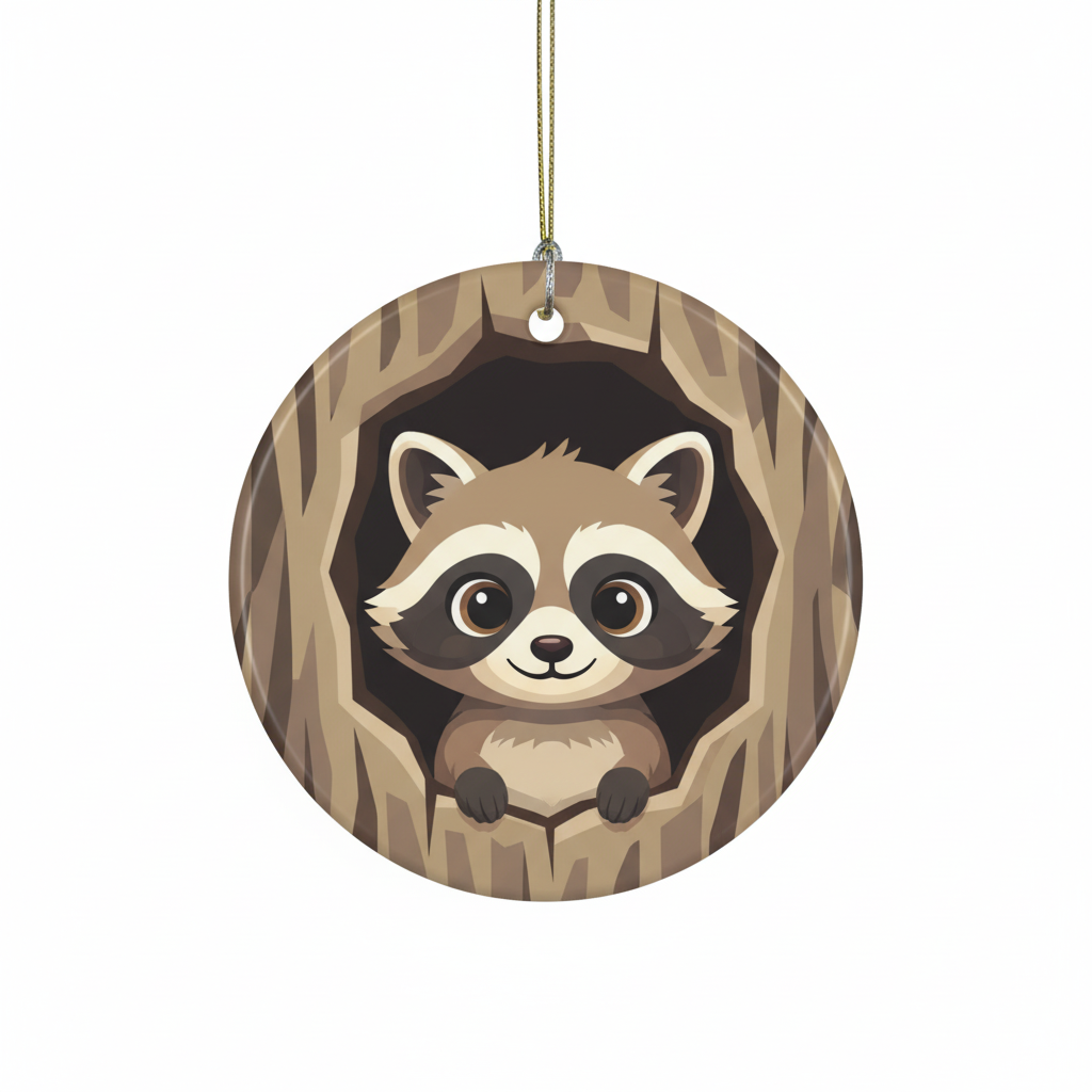 [2D FLAT ACRYLIC] Funny Highland Cow Christmas Ornament – Unique Holiday Decor Gift