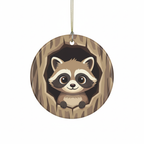 [2D FLAT ACRYLIC] Funny Highland Cow Christmas Ornament – Unique Holiday Decor Gift