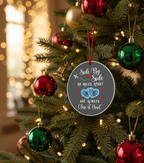 [2D FLAT ACRYLIC] "Close at Heart" Grandkids Christmas Ornament - Keepsake Gift for Grandchildren from Grandparents