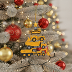 [2D FLAT ACRYLIC] Angel Wing Memorial Christmas Ornament | In Memory of a Truck Driver Gift