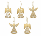 [2D FLAT ACRYLIC] Christmas Angel Ornament & Tree Topper Bundle