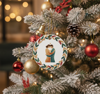 [2D FLAT ACRYLIC] Angel Wings Mom Memorial Ornament – Heartfelt Sympathy Gift for Loss of Mother