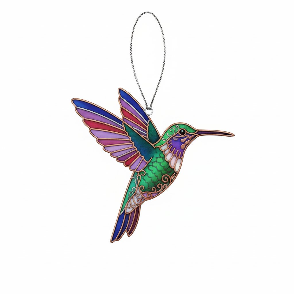 [2D FLAT ACRYLIC] Personalized Photo Christmas Ornament – Custom Memorial Gift for Family & Pets