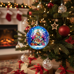 [2D FLAT ACRYLIC] Tree of Life Christmas Ornament 2025 – Elegant Suncatcher Holiday Keepsake