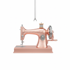 [2D FLAT ACRYLIC] Personalized Sewing Machine Christmas Ornament – Custom Gift for Seamstress