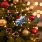 [2D FLAT ACRYLIC] Personalized Truck Driver Christmas Ornament | Custom Name Trucker Gift