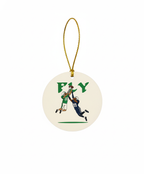 [2D FLAT ACRYLIC] Saquon Barkley Hurdle Play Football Christmas Ornament – Iconic Eagles Fan Gift