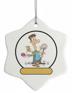 [2D FLAT ACRYLIC] Funny World's Greatest Stay at Home Dad Christmas Ornament – Unique Gift for Dad