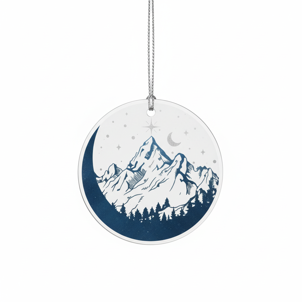 [2D FLAT ACRYLIC] Personalized Nurse Ornament 2024 - Custom Christmas Gift for Nurses