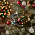 [2D FLAT ACRYLIC] Personalized Delivery Driver Christmas Ornament | Custom Trucker Gift for Mail Carriers