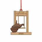[2D FLAT ACRYLIC] Almost Heaven West Virginia Swing Ornament – Personalized Christmas Gift