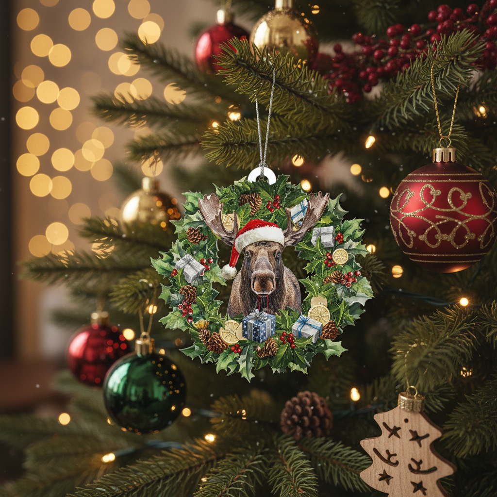 [2D FLAT ACRYLIC] Save the Bees Christmas Ornament – Unique Gardener & Nature Lover Gift