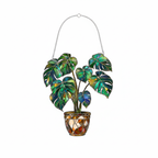 [2D FLAT ACRYLIC] Monstera Plant Acrylic Ornament – Unique Window Decor for Plant Lovers