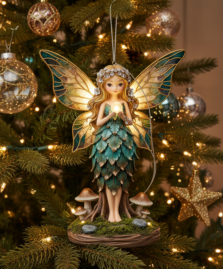 [2D FLAT ACRYLIC] Enchanting Butterfly Fairy Ornament – Acrylic Tabletop Art for Home & Office Decor