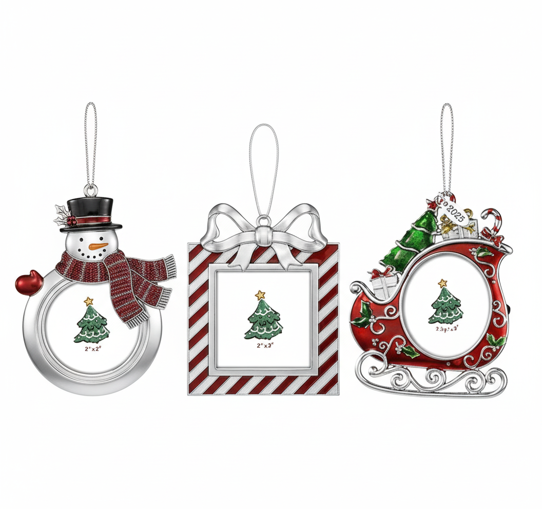 [2D FLAT ACRYLIC] Cute Cowboy Frog Christmas Ornament – Funny Holiday Gift for Frog & Music Lovers