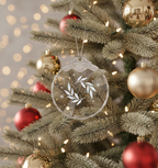 [2D FLAT ACRYLIC] 'Friends We Meet' Glass Friendship Ornament – Sentimental Gift for Best Friends