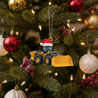 [2D FLAT ACRYLIC] Personalized Truck Driver Christmas Ornament | Custom Acrylic Trucker Gift