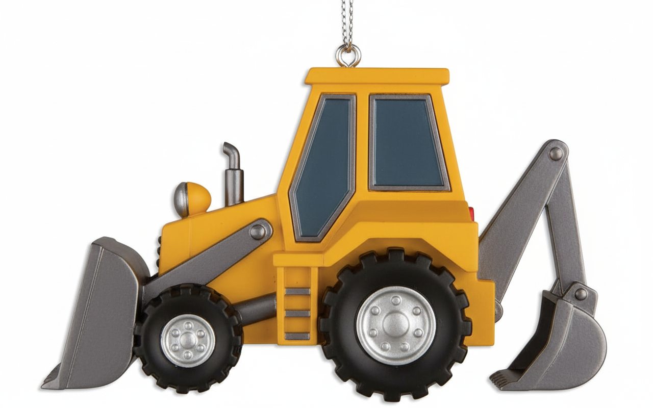 [2D FLAT ACRYLIC] Truck Driver Christmas Ornament 2025 | Unique Trucker Gift for Men