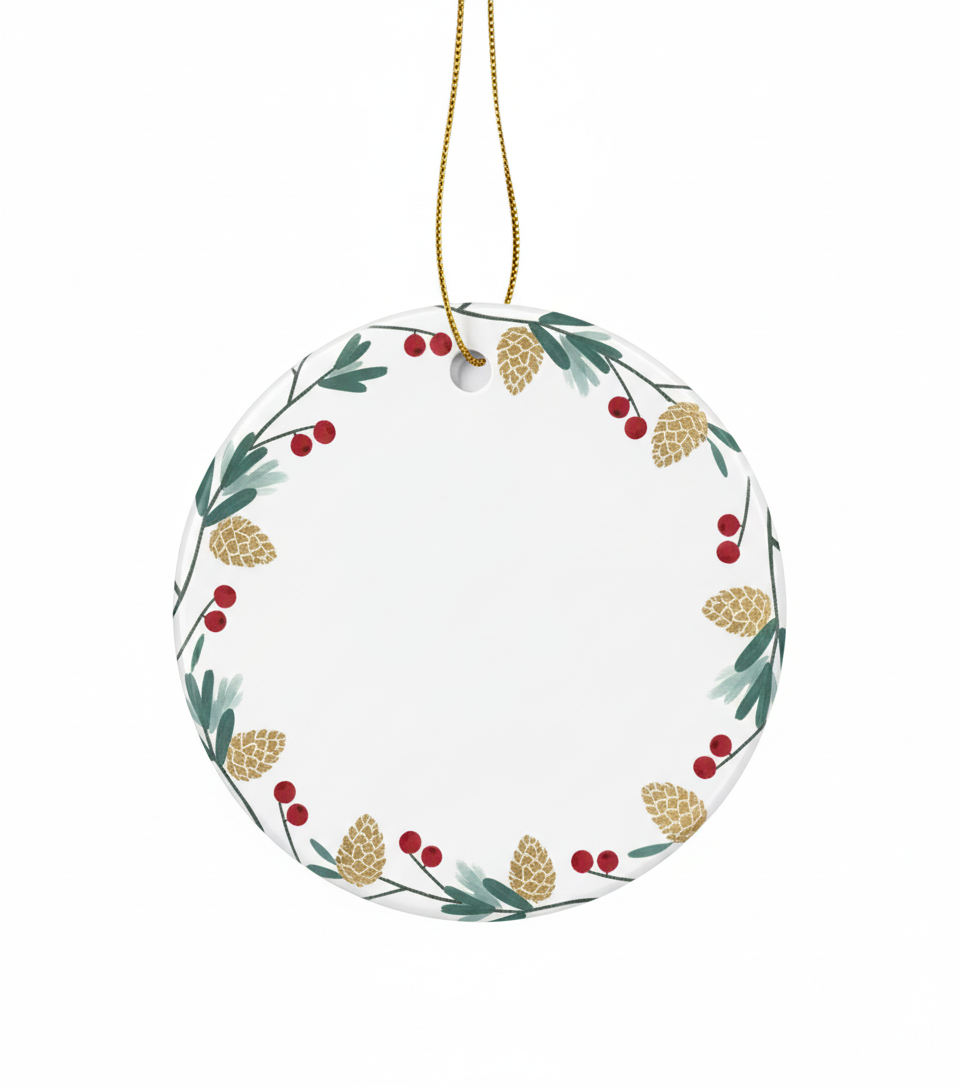 [2D FLAT ACRYLIC] 'A True Great Doctor' Christmas Ornament – Ceramic Keepsake Gift for Healthcare Heroes