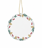 [2D FLAT ACRYLIC] 'A True Great Doctor' Christmas Ornament – Ceramic Keepsake Gift for Healthcare Heroes