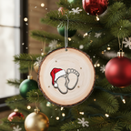 [2D FLAT ACRYLIC] Personalized Baby Announcement Ornament 2026 – See You Soon Keepsake for Expecting Parents