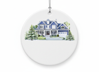 [2D FLAT ACRYLIC] Personalized New Home Photo Ornament – Custom Housewarming Christmas Gift
