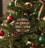 [2D FLAT ACRYLIC] Just One More Chapter Ornament – Unique Christmas Gift for Book Lovers & Readers