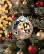 [2D FLAT ACRYLIC] Heartfelt Memorial Ornament – 'I Will Hold You in My Heart' Sympathy Gift