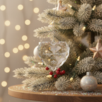 [2D FLAT ACRYLIC] 40th Ruby Anniversary Ornament 2025 – Keepsake Wedding Gift for Couples