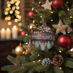 [2D FLAT ACRYLIC] Baby's First Christmas Ornament 2025 – Personalized Elephant Keepsake