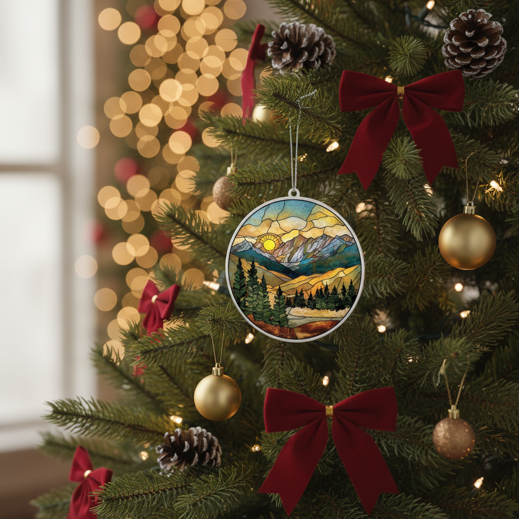 [2D FLAT ACRYLIC] Personalized Pet Memorial Ornament – Forever in our Hearts Pet Loss Gift