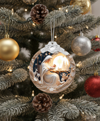 [2D FLAT ACRYLIC] Heartfelt Memorial Ornament – 'I Will Hold You in My Heart' Sympathy Gift