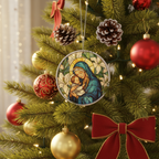 [2D FLAT ACRYLIC] Virgin Mary Suncatcher Ornament – Religious Window Decor Gift of Faith