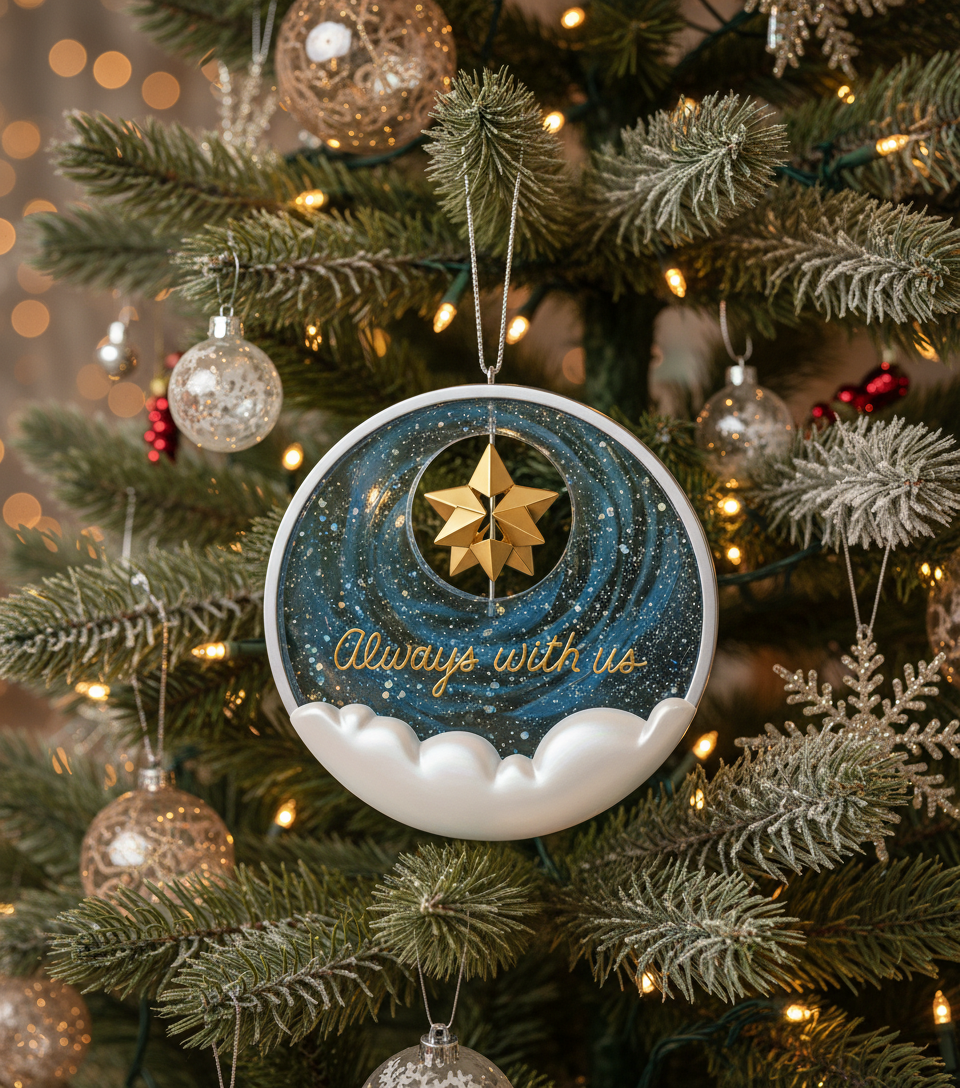 [2D FLAT ACRYLIC] Hallmark Keepsake Remembrance Ornament 2025 – Always with Us Memorial Gift