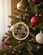 [2D FLAT ACRYLIC] Nurse Christmas Ornament 2025 – Keepsake Gift for Healthcare Heroes