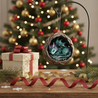 [2D FLAT ACRYLIC] Sleeping Dragon Christmas Ornament – Layered Fantasy Decor Gift