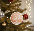 [2D FLAT ACRYLIC] 40th Wedding Anniversary Ceramic Ornament – Keepsake Gift for Couples