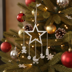 [2D FLAT ACRYLIC] Baby's First Christmas Ornament 2025 – Newborn Mobile Keepsake Gift