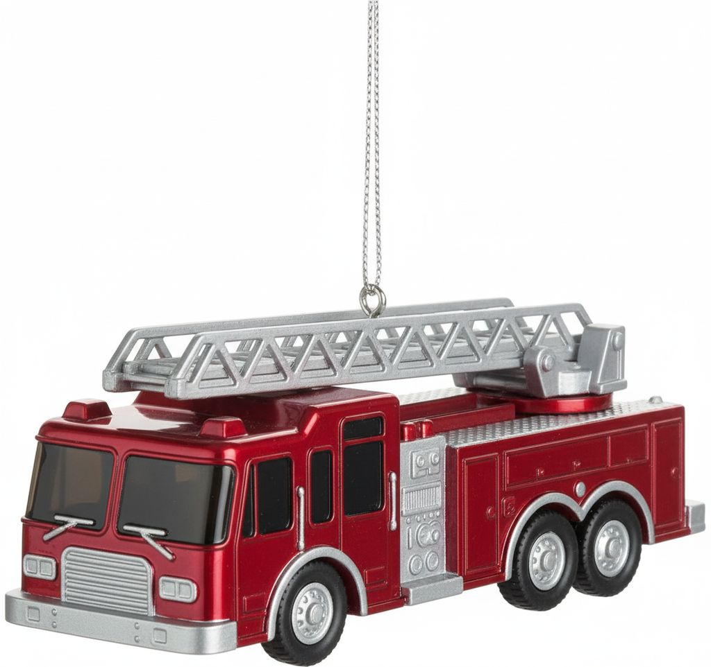 [2D FLAT ACRYLIC] Personalized Big Rig Christmas Ornament | 2023 Trucker Gift for Truck Driver