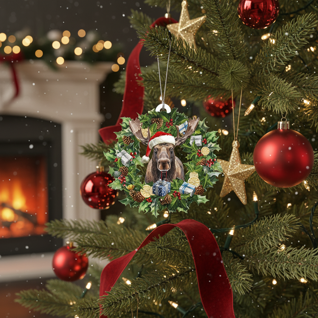 [2D FLAT ACRYLIC] Save the Bees Christmas Ornament – Unique Gardener & Nature Lover Gift