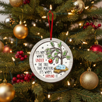 [2D FLAT ACRYLIC] Meaningful Christmas Ornament | It's Not What's Under the Tree Quote | Family Holiday Gift 2025