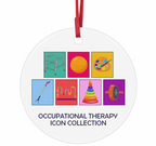 [2D FLAT ACRYLIC] Occupational Therapist Ornament – Ceramic Appreciation Gift for OT Professionals