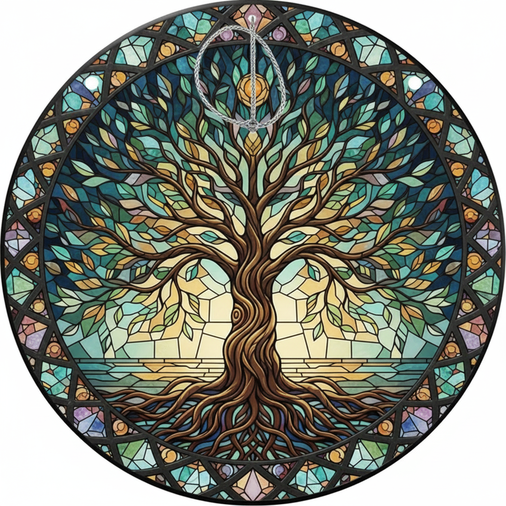 [2D FLAT ACRYLIC] Handmade Crochet Sunflower Car Hanging Accessory – Cute Car Decor for Women