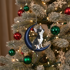 [2D FLAT ACRYLIC] Chihuahua Memorial Ornament | In Loving Memory Christmas Keepsake & Loss of Pet Gift