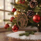 [2D FLAT ACRYLIC] Christus Ray of Light Ornament – Religious Holiday Gift & Decor