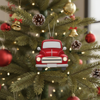 [2D FLAT ACRYLIC] Personalized Dog Memorial Ornament – Custom Pet Loss Christmas Keepsake