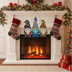 [2D FLAT ACRYLIC] Whimsical Gnome Suncatcher – Acrylic Window Hanging Ornament