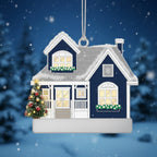 [2D FLAT ACRYLIC] New Home Christmas Ornament 2025 – Metal Housewarming Gift for Couples