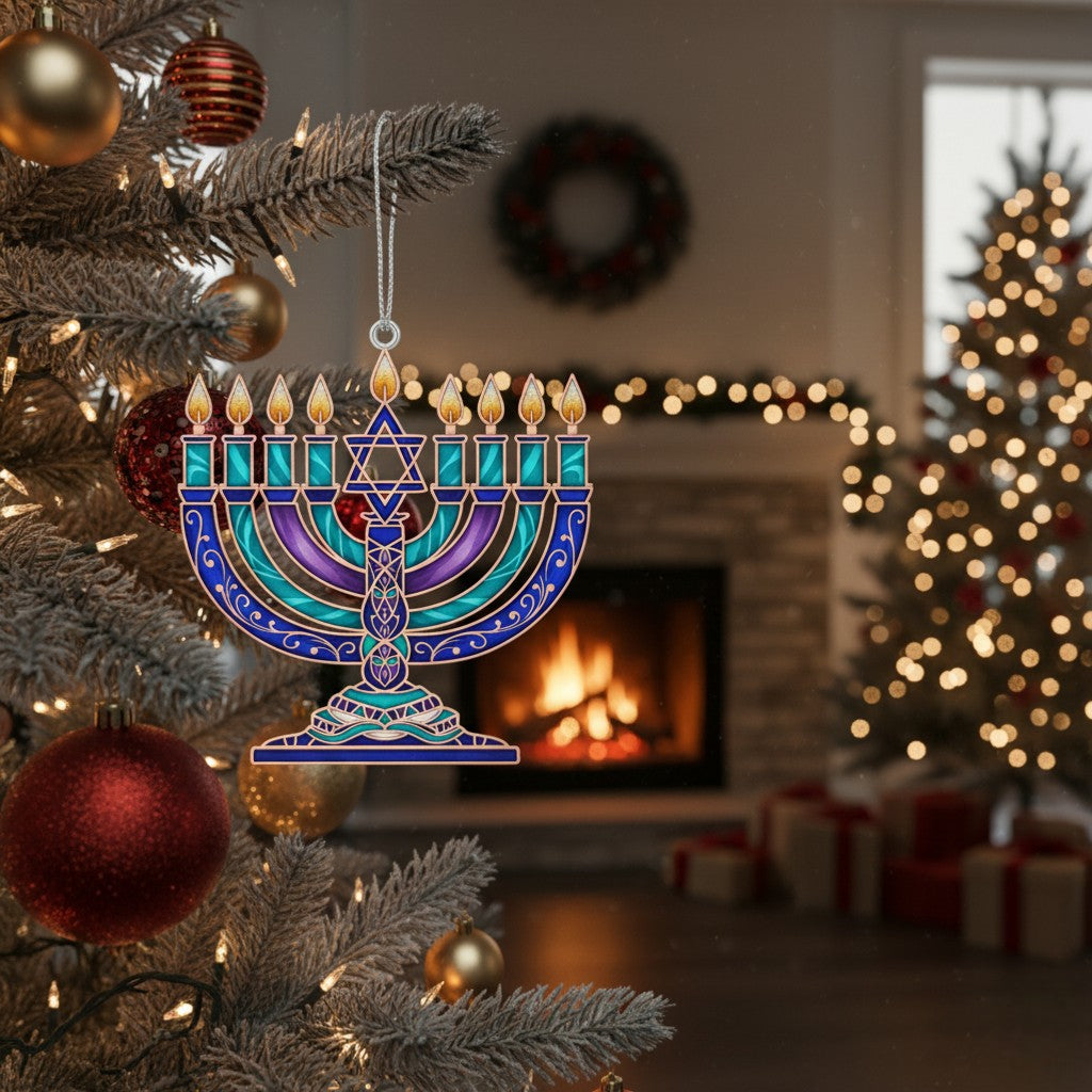 [2D FLAT ACRYLIC] Personalized Family Christmas Ornament – Custom Holiday Keepsake Gift